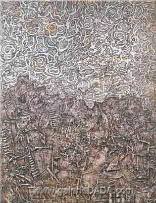 Jean Dubuffet El éxtasis en el cielo reproduccione de cuadro