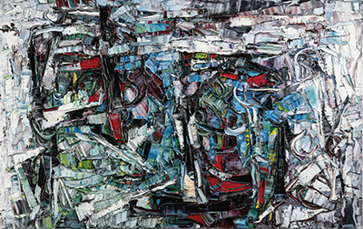 Jean-Paul Riopelle Sin título, 1964 reproduccione de cuadro