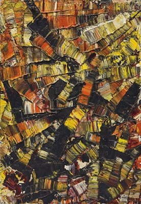 Jean-Paul Riopelle Sin título, aproximadamente 1954 - 1955 reproduccione de cuadro