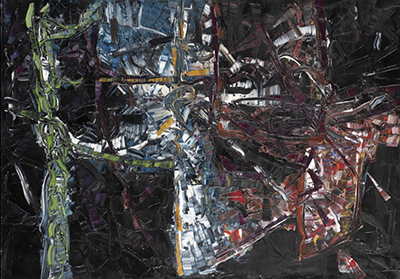 Jean-Paul Riopelle Territorio, 1967 reproduccione de cuadro