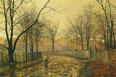 John Atkinson Grimshaw Hace 60 años reproduccione de cuadro