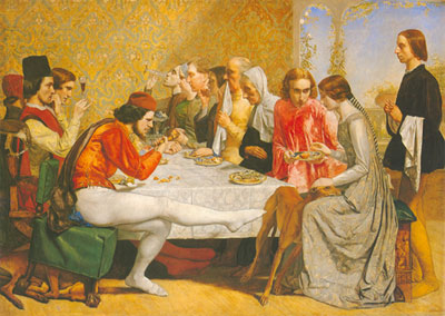 John Everett Millais Isabella. reproduccione de cuadro