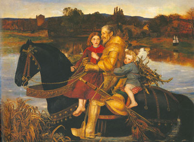 John Everett Millais Un sueño del pasado reproduccione de cuadro