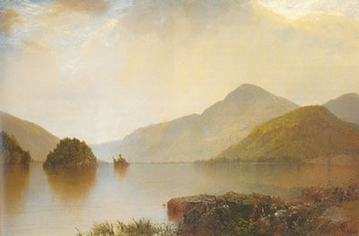 John Frederic Kensett Lago George reproduccione de cuadro