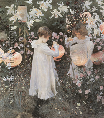 John Singer Sargent Clanation, Lily, Lily, Rose reproduccione de cuadro