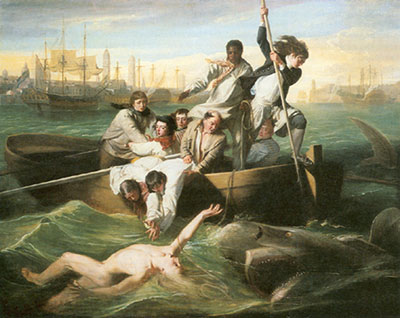 John Singleton Copley Watson y el Tiburón reproduccione de cuadro