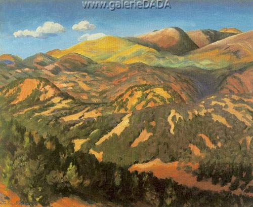 John Sloan Culebra Range Early Autumn reproduccione de cuadro