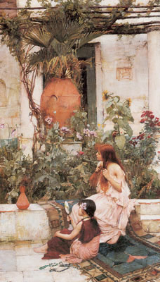 John William Waterhouse El WC reproduccione de cuadro