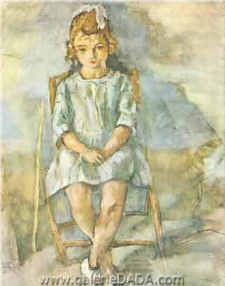 Jules Pascin Chica reproduccione de cuadro