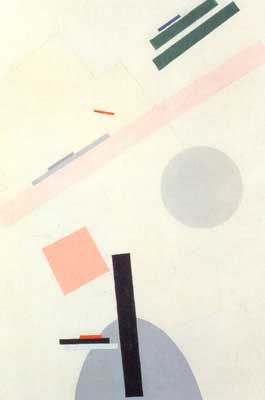 Kasimar Malevich Composición suprematista reproduccione de cuadro