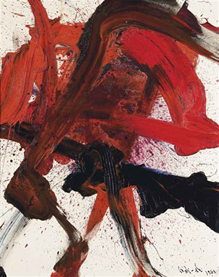 Kazuo Shiraga Chizosei Shomenko reproduccione de cuadro