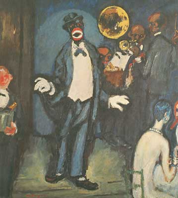 Kees van Dongen Club nocturno El cantante Johnny Hudgins reproduccione de cuadro