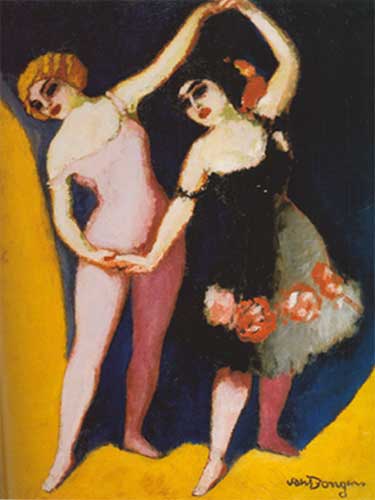 Kees van Dongen Los bailarines - Revel y Coco reproduccione de cuadro