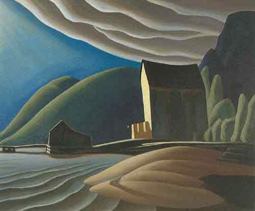 Lawren Harris Ice House Coldwell Lake Superior reproduccione de cuadro