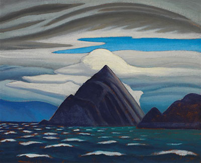 Lawren Harris Isla Morin, Sound Eclipse, Isla de Baffin Norte reproduccione de cuadro