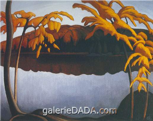 Lawren Harris Lago II septentrional reproduccione de cuadro