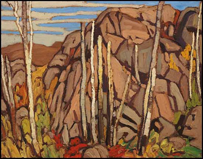 Lawren Harris País al norte del lago Superior, Algoma reproduccione de cuadro