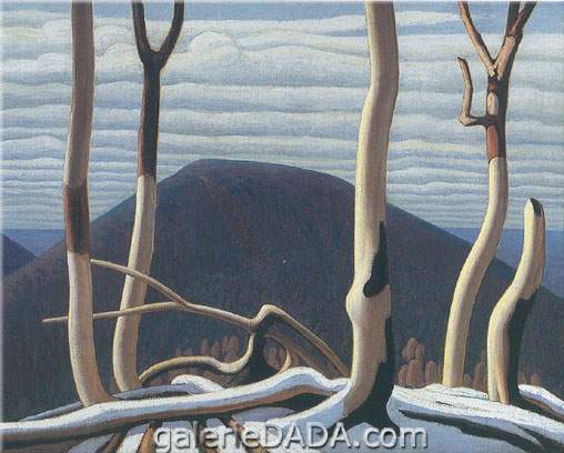 Lawren Harris Sobre el lago Superior reproduccione de cuadro