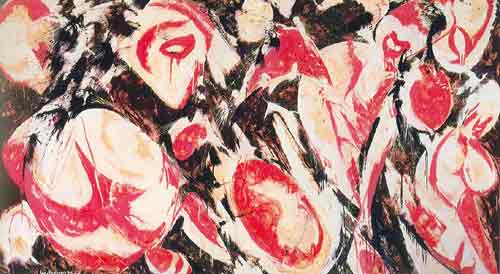 Lee Krasner GaeaCity in California USA reproduccione de cuadro