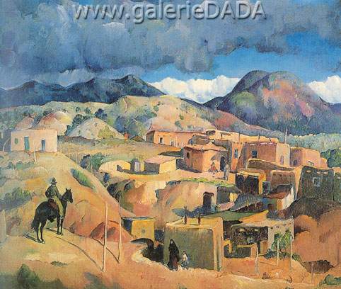 Leon Kroll Santa Fe Hills reproduccione de cuadro