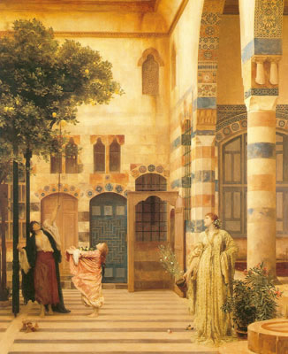 Lord Frederic Leighton Antiguo barrio judío de Damasco reproduccione de cuadro