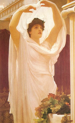 Lord Frederic Leighton Invocación reproduccione de cuadro