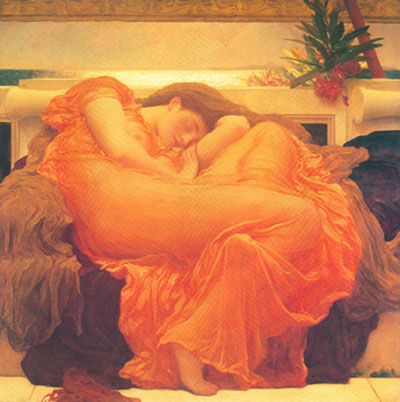 Lord Frederic Leighton Junio en llamas reproduccione de cuadro