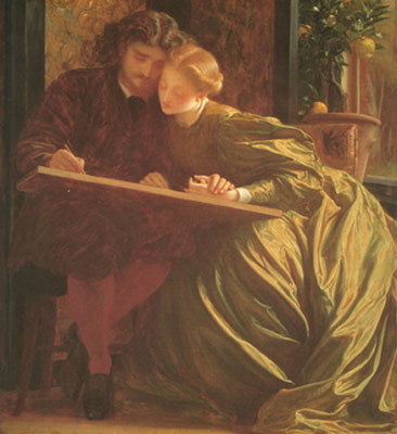 Lord Frederic Leighton La luna de miel del pintor reproduccione de cuadro