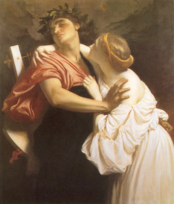 Lord Frederic Leighton Orfeo y Eurídice reproduccione de cuadro