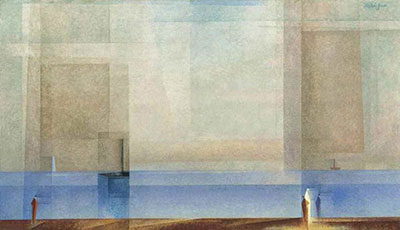 Lyonel Feininger Calma en el mar II reproduccione de cuadro