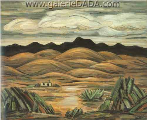 Marsden Hartley Escena del desierto reproduccione de cuadro