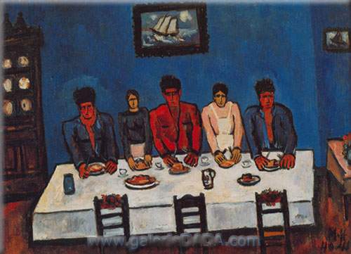 Marsden Hartley Pescarmans Last Supper reproduccione de cuadro