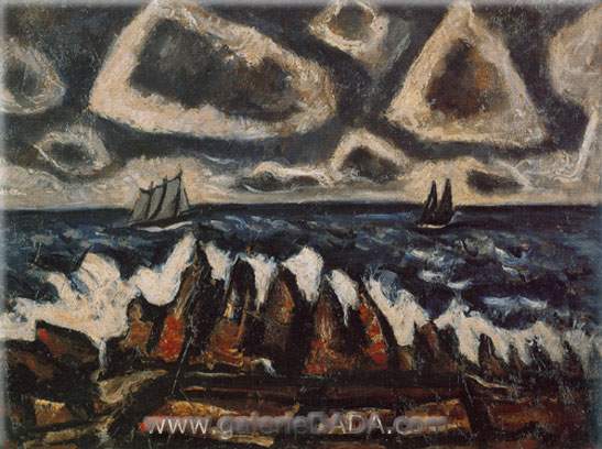 Marsden Hartley Secape septentrional reproduccione de cuadro