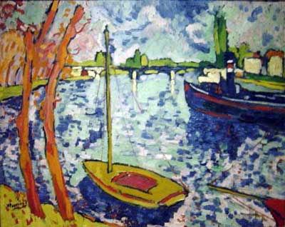 Maurice de Vlaminck El río Sena en Chatou reproduccione de cuadro