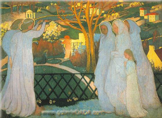 Maurice Denis Las mujeres santas en la Tumba reproduccione de cuadro