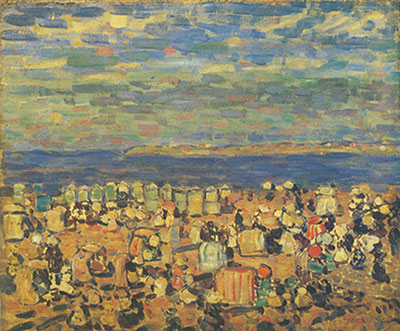 Maurice Prendergast Playa de San Malo reproduccione de cuadro