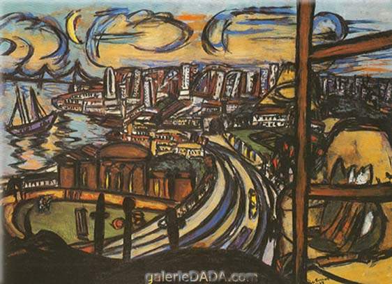 Max Beckmann SanFrancisco reproduccione de cuadro