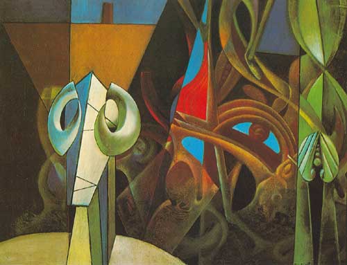 Max Ernst Diseño en Natura reproduccione de cuadro