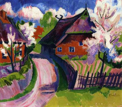 Max Pechstein Primavera reproduccione de cuadro