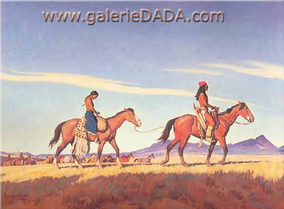 Maynard Dixon Explotador de apache reproduccione de cuadro