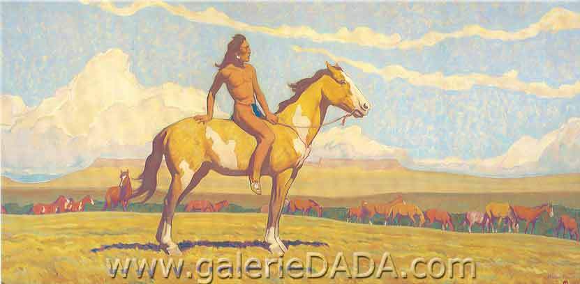 Maynard Dixon Pony Boy. reproduccione de cuadro