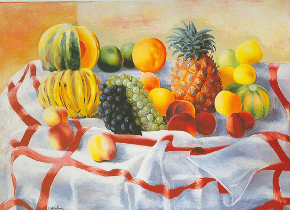 Moise Kisling Still Life with Fruit (2) reproduccione de cuadro