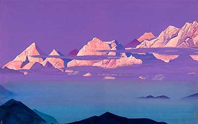 Nicholas Roerich Himalaya reproduccione de cuadro