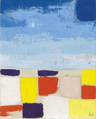 Nicolas De Stael Composición - Paysage, 1954 reproduccione de cuadro