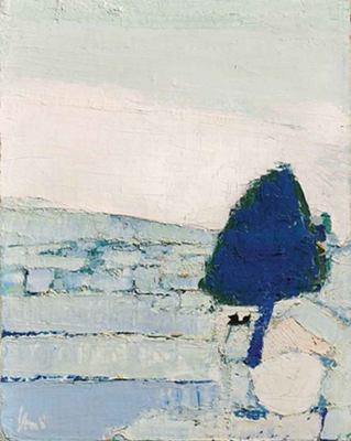 Nicolas De Stael Paysage de Provence, 1953 reproduccione de cuadro