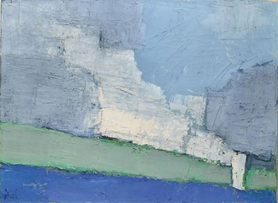 Nicolas De Stael Paysage de Vaucluse No. 3, 1953 reproduccione de cuadro