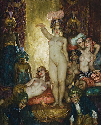 Norman Lindsay Conjuro reproduccione de cuadro