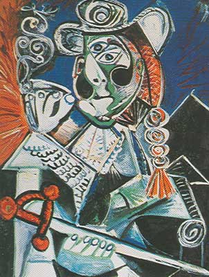 Pablo Picasso Fumador con una espada reproduccione de cuadro