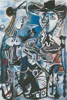 Pablo Picasso La pareja reproduccione de cuadro