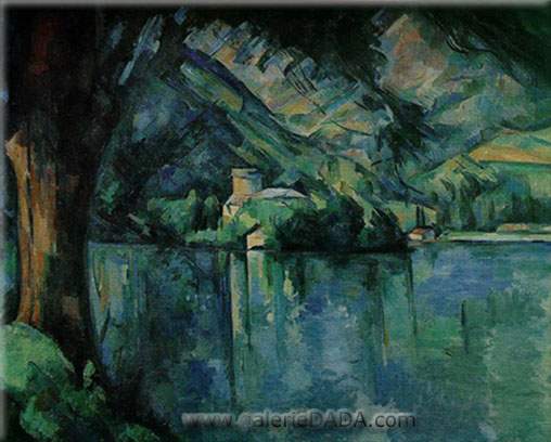 Paul Cezanne Lago Annecy reproduccione de cuadro